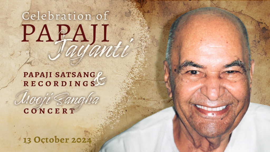 Papaji Jayanti Celebration 2024 - Mooji